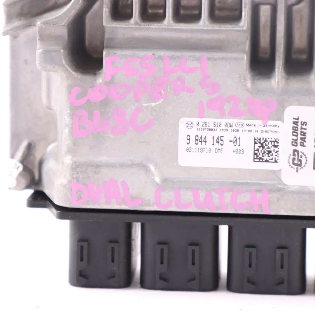 B48C 192HP Petrol Engine ECU DME Dual Clutch to Mini Cooper S F55 F56 LCI with Part number 9844145 Mini Cooper S F55 F56 LCI B48C 192HP Petrol Engine ECU DME Dual Clutch - SKU 9844145 - Part number 9844145