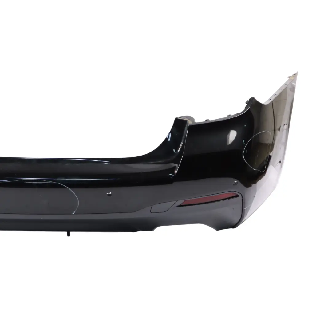 Bumper Panel M Sport PDC Covering Black Sapphire Metallic - 475 to BMW G30 LCI Rear with Part number 9852179 BMW G30 LCI Rear Bumper Panel M Sport PDC Covering Black Sapphire Metallic - 475 - SKU 9852179-BS - Part number 9852179
