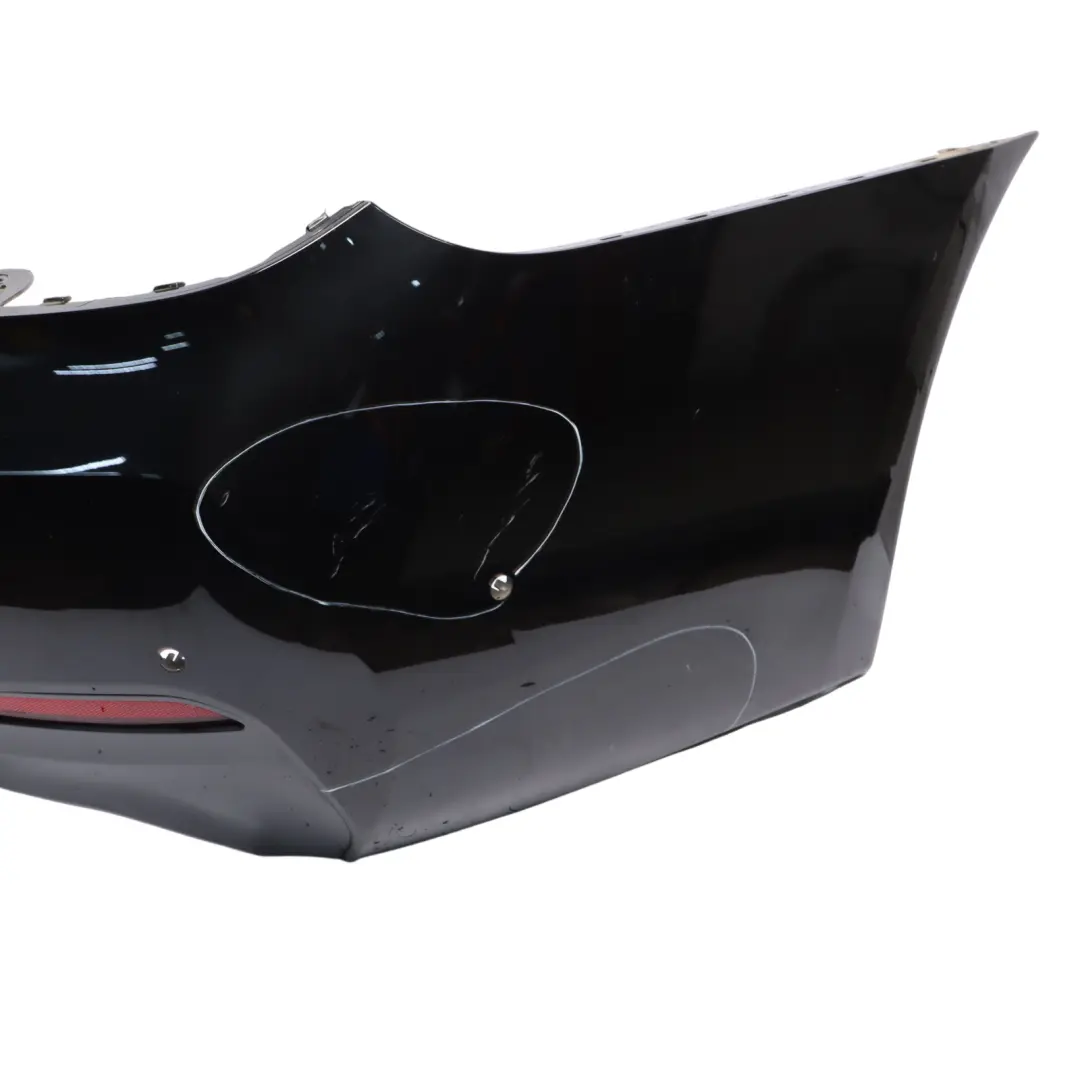 BMW G30 LCI Rear Bumper Panel M Sport PDC Covering Black Sapphire Metallic - 475 - SKU 9852179-BS - Part number 9852179