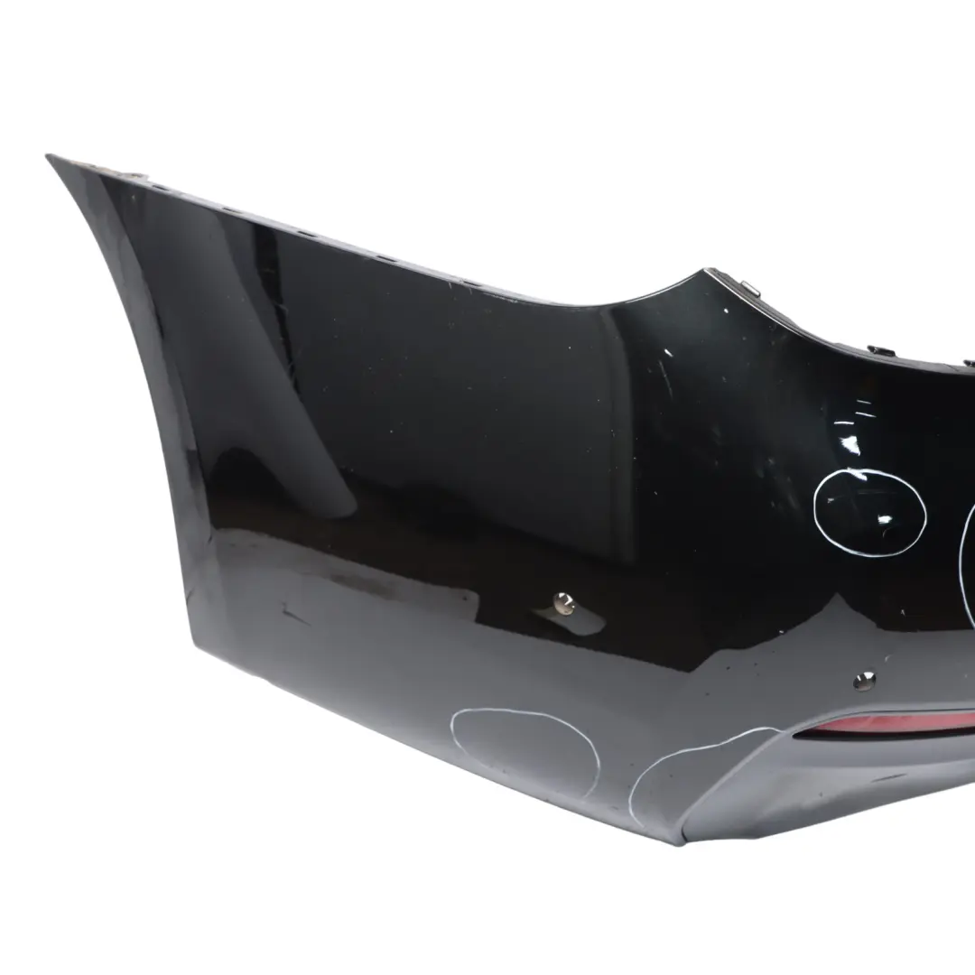 BMW G30 LCI Rear Bumper Panel M Sport PDC Covering Black Sapphire Metallic - 475 - SKU 9852179-BS - Part number 9852179