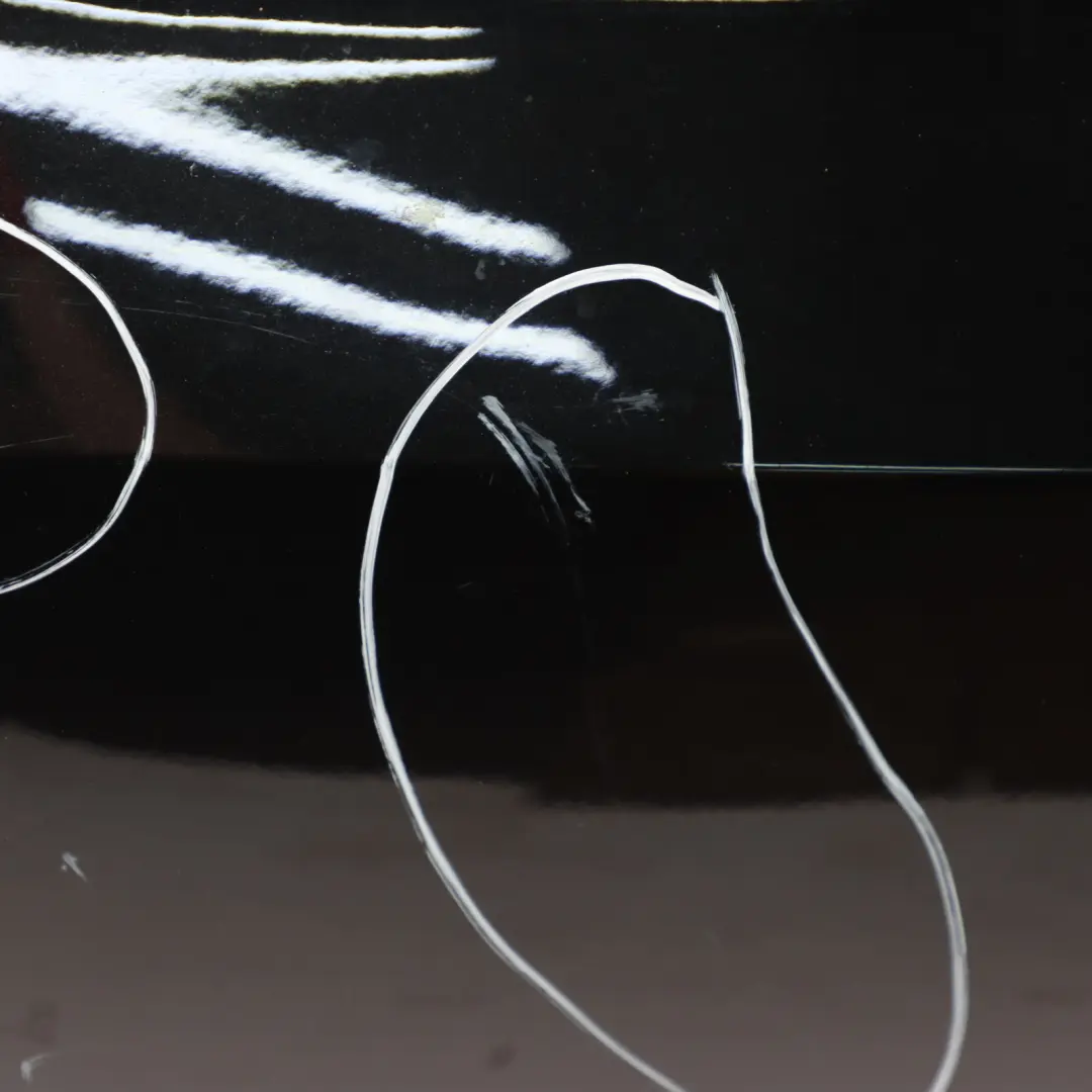 BMW G30 LCI Rear Bumper Panel M Sport PDC Covering Black Sapphire Metallic - 475 - SKU 9852179-BS - Part number 9852179