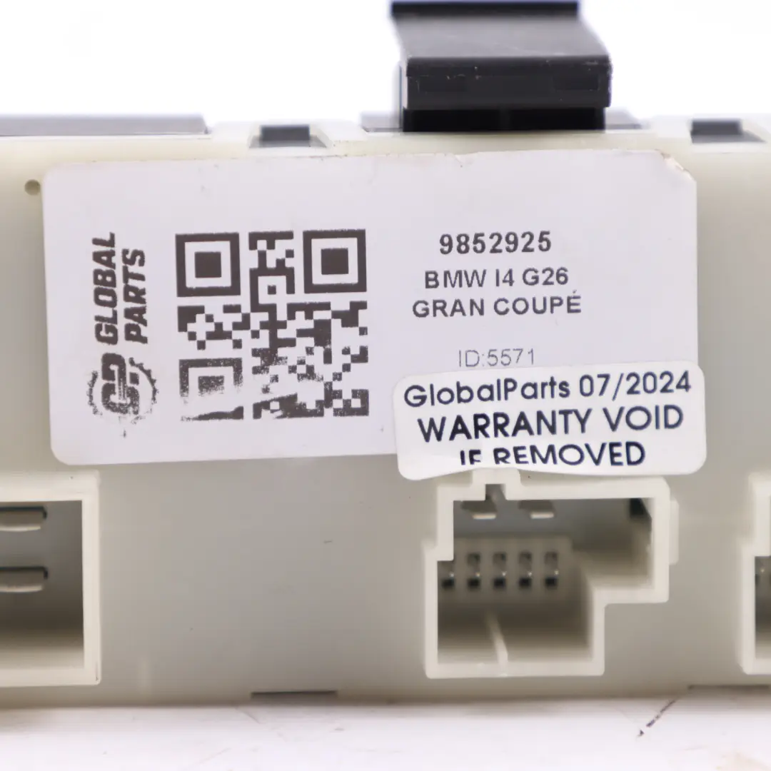 Module de commande du hayon arrière Module de Coffre pour BMW G16 G26 à propos du numéro de pièce 9852925 BMW G16 G26 Module de commande du hayon arrière Module de Coffre - SKU 9852925 - Numéro de pièce 9852925