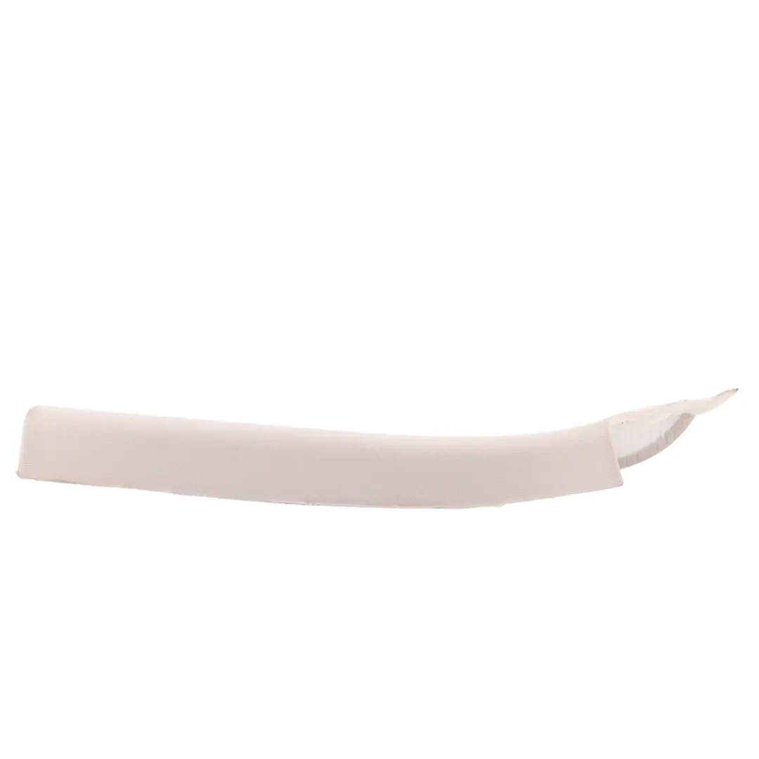 Moldura Columna Pilar A Cubierta Panel Izquierdo Marfil Blanco para BMW G26 con número de pieza 9871031 BMW G26 Moldura Columna Pilar A Cubierta Panel Izquierdo Marfil Blanco - SKU 9871031 - Número de pieza 9871031