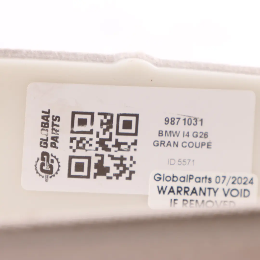 Column A Pillar Trim Panel Left N/S Elfenbein Weiss to BMW G26 Cover with Part number 9871031 BMW G26 Cover Column A Pillar Trim Panel Left N/S Elfenbein Weiss - SKU 9871031 - Part number 9871031