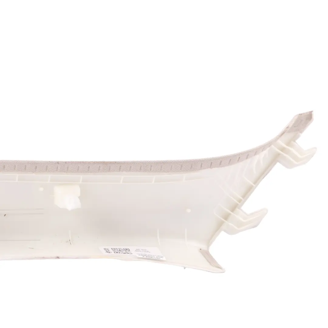 Column A Pillar Trim Panel Right O/S Elfenbein Weiss to BMW G26 Cover with Part number 9871032 BMW G26 Cover Column A Pillar Trim Panel Right O/S Elfenbein Weiss - SKU 9871032 - Part number 9871032