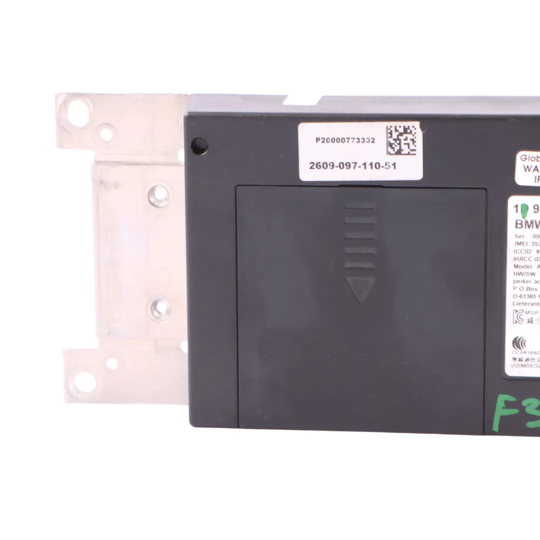 Telematics Control Unit BMW F20 F21 F23 F30 F31 F32 Module ATM ECE 4G to with Part number 9876788 Telematics Control Unit BMW F20 F21 F23 F30 F31 F32 Module ATM ECE 4G - SKU 9876788 - Part number 9876788