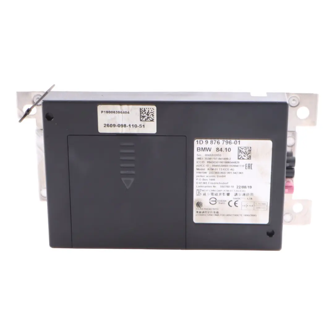 Module Telematics Mini F55 LCI 4g Bluetooth Control Module Unit Ecu pour à propos du numéro de pièce 9876796 Module Telematics Mini F55 LCI 4g Bluetooth Control Module Unit Ecu - SKU 9876796 - Numéro de pièce 9876796