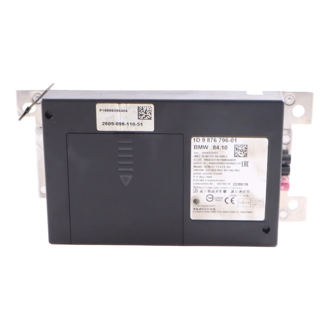 Módulo telemático Mini F55 LCI 4g Bluetooth Módulo de Control Unidad Ecu 9876796