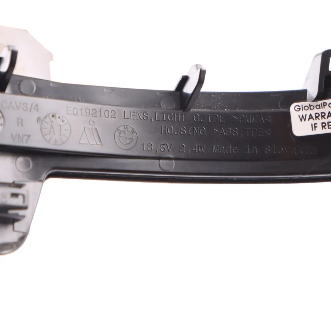 Turn Signal BMW F40 F44 Wing Mirror Right O/S Auxiliary Indicator Light to with Part number 9879128 Turn Signal BMW F40 F44 Wing Mirror Right O/S Auxiliary Indicator Light - SKU 9879128 - Part number 9879128