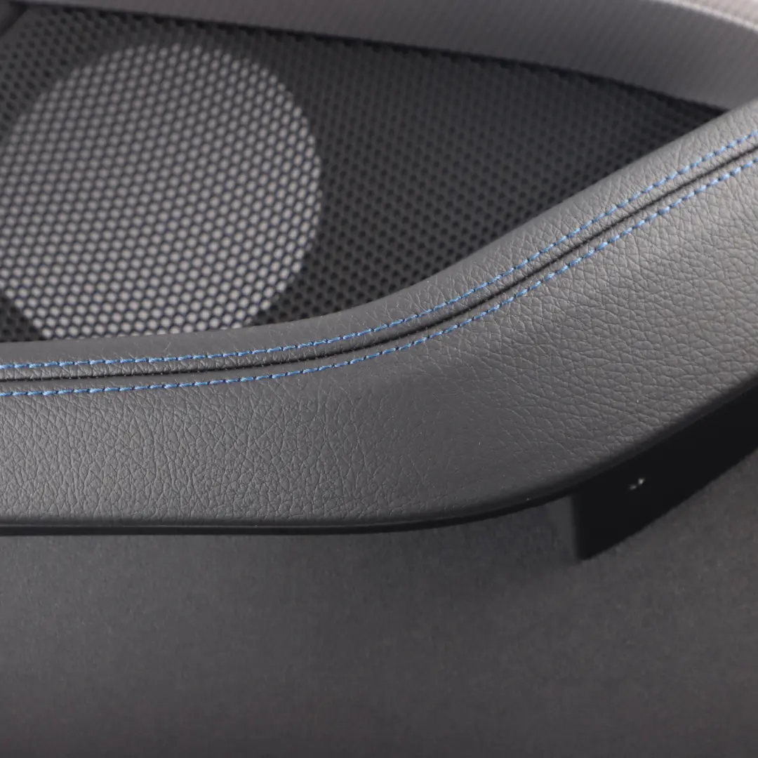 BMW F40 Door Card Rear Left N/S Lining Trim Perforated Leather Dakota Black - SKU 9893857-1 - Part number 9893857