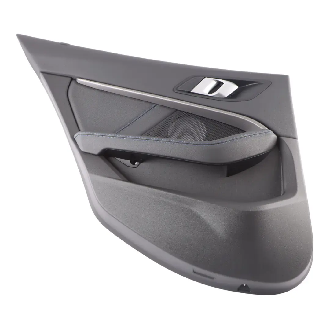 BMW F40 Scheda Porta Posteriore Sinistra Rivestimento Pelle Dakota Nero - SKU 9893857-1 - Numero di parte 9893857