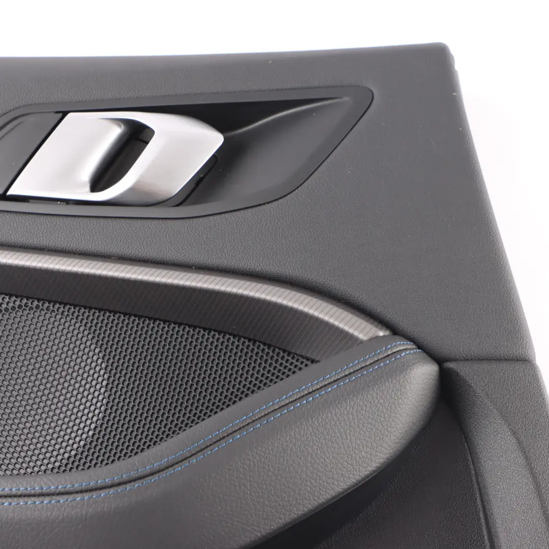 BMW F40 Türkarte Hinten Links Verkleidung Trim Perforiertes Leder Dakota Schwarz - SKU 9893857-1 - Teilenummer 9893857