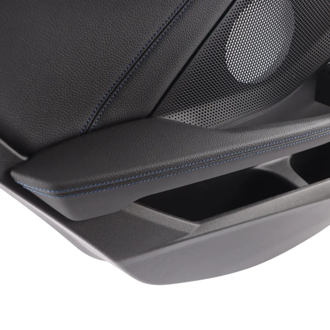 BMW F40 Scheda Porta Posteriore Sinistra Rivestimento Pelle Dakota Nero - SKU 9893857-1 - Numero di parte 9893857