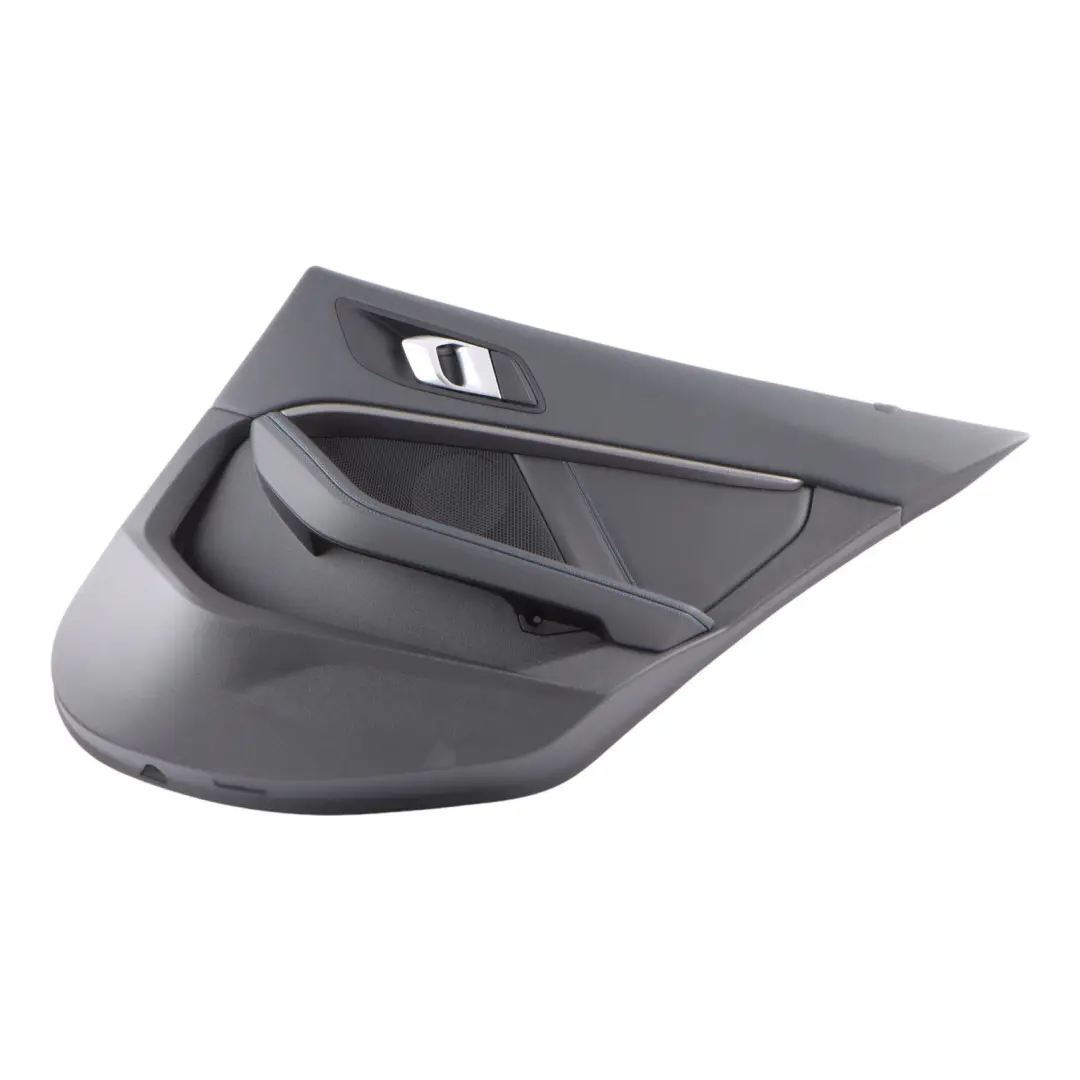 BMW F40 Scheda porta posteriore destra Rivestimento pelle traforata Dakota Black - SKU 9893858-1 - Numero di parte 9893858