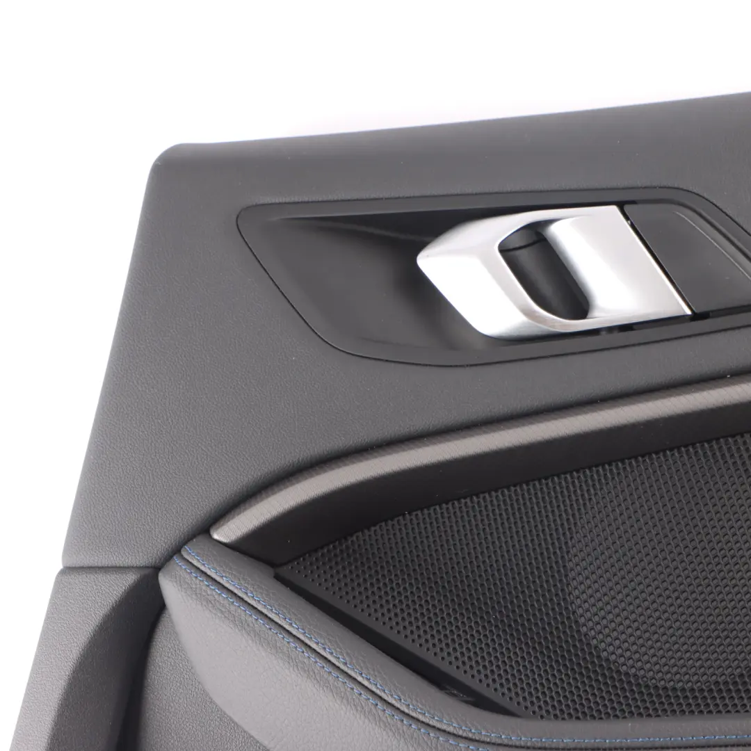 BMW F40 Scheda porta posteriore destra Rivestimento pelle traforata Dakota Black - SKU 9893858-1 - Numero di parte 9893858