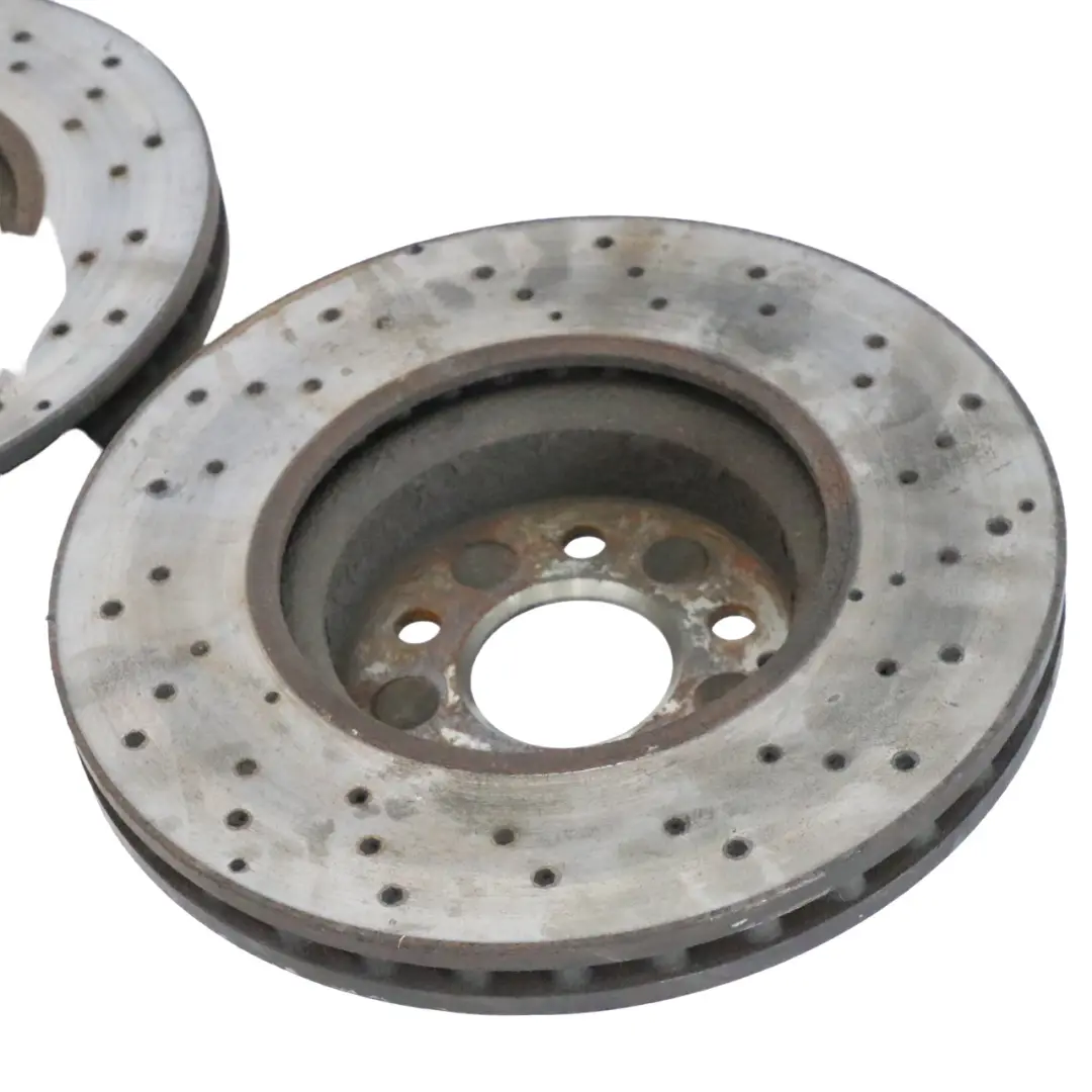 Mercedes C207 Suspension Brake Disc Left Right N/O/S Set - SKU A0004211112 - Part number A0004211112