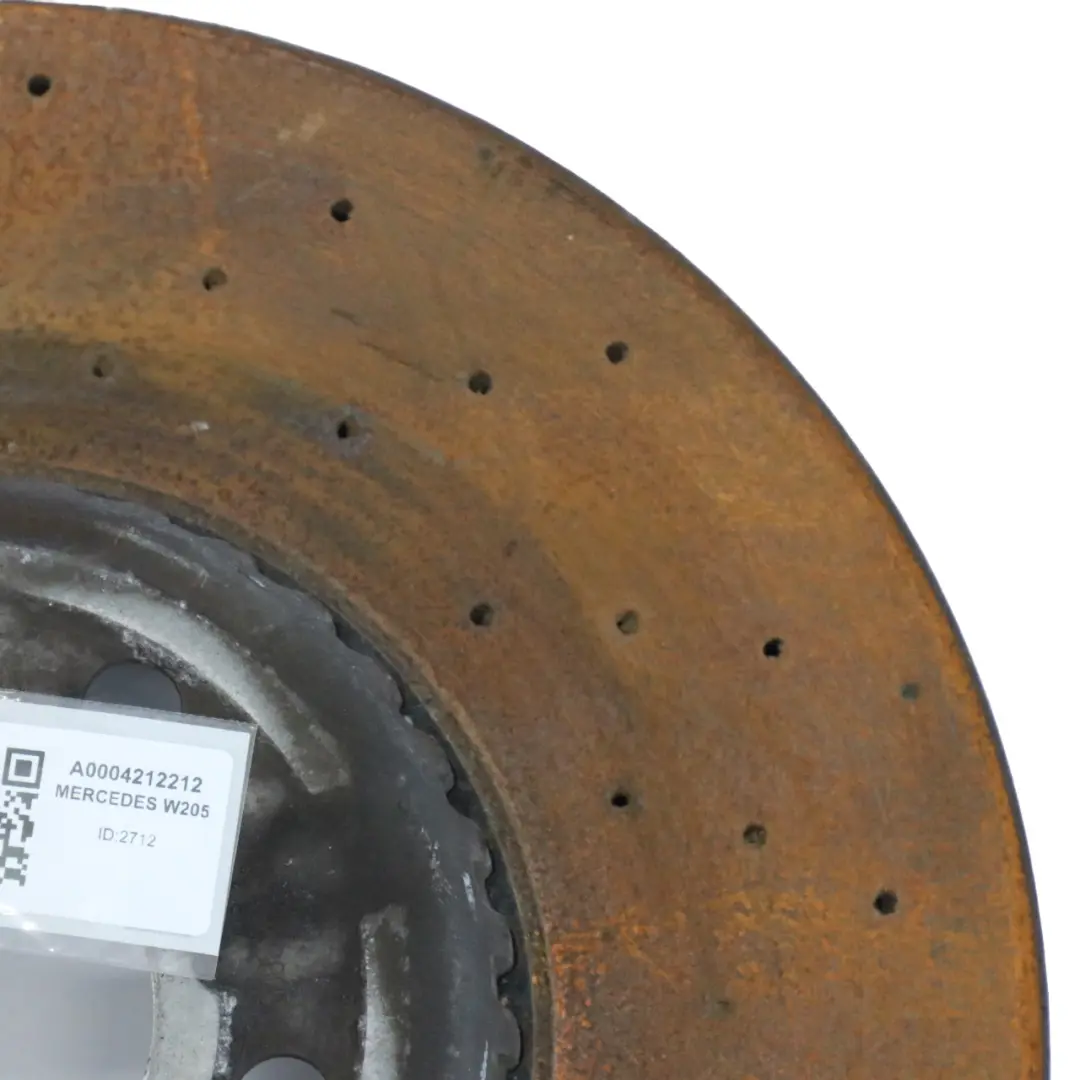 Mercedes W205 C300 AMG Front Brake Disc Right Left N/O/S Rotor - SKU A0004212212 - Part number A0004212212