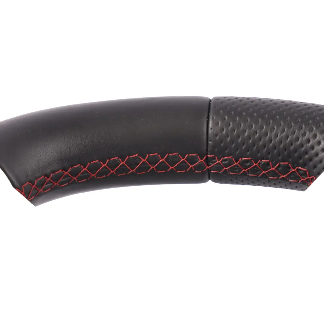  Steering Wheel Mercedes W213 C238 AMG Black Leather Paddle Shift Red Threads - SKU A0004608513 - Part number A0004608513