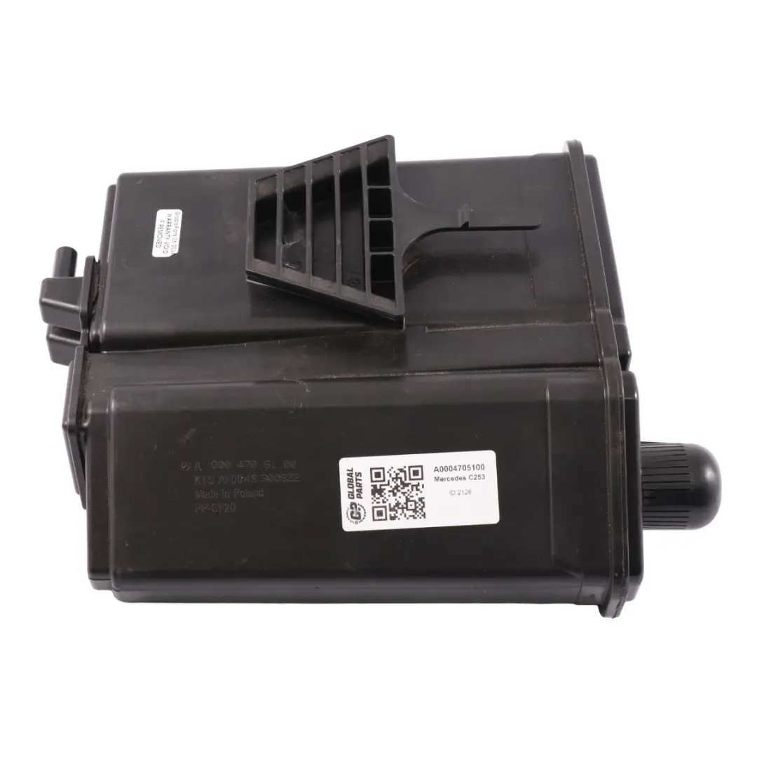 Activated Charcoal Filter Carbon Fuel Tank to Mercedes W205 W213 W238 with Part number A0004705100 Mercedes W205 W213 W238 Activated Charcoal Filter Carbon Fuel Tank - SKU A0004705100 - Part number A0004705100