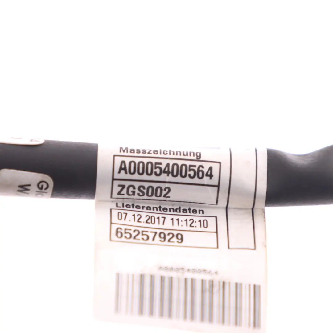 Negative Cable Battery Lead Minus Pole Wiring to Mercedes W205 with Part number A0005400564 Mercedes W205 Negative Cable Battery Lead Minus Pole Wiring - SKU A0005400564 - Part number A0005400564