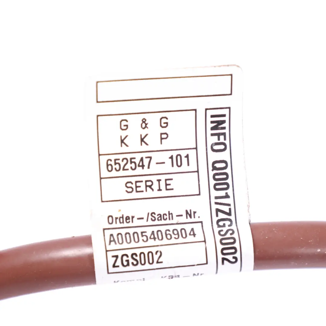 Línea de Tierra de la Batería Cable para Mercedes X253 con número de pieza A0005406904 Mercedes X253 Línea de Tierra de la Batería Cable - SKU A0005406904 - Número de pieza A0005406904