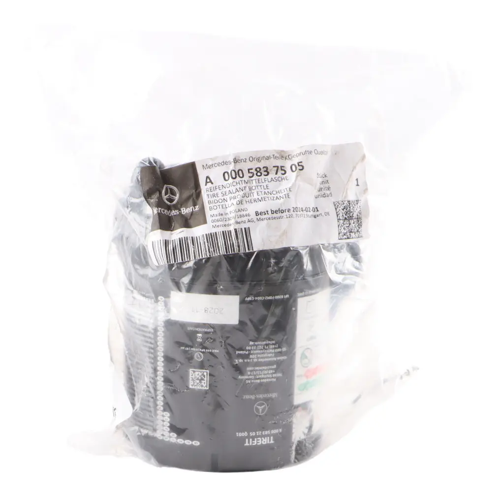 Tyre Emergency Tool Tire Kit Sealant Boot Storage to Mercedes W177 with Part number A0005837505 Mercedes W177 Tyre Emergency Tool Tire Kit Sealant Boot Storage - SKU A0005837505 - Part number A0005837505