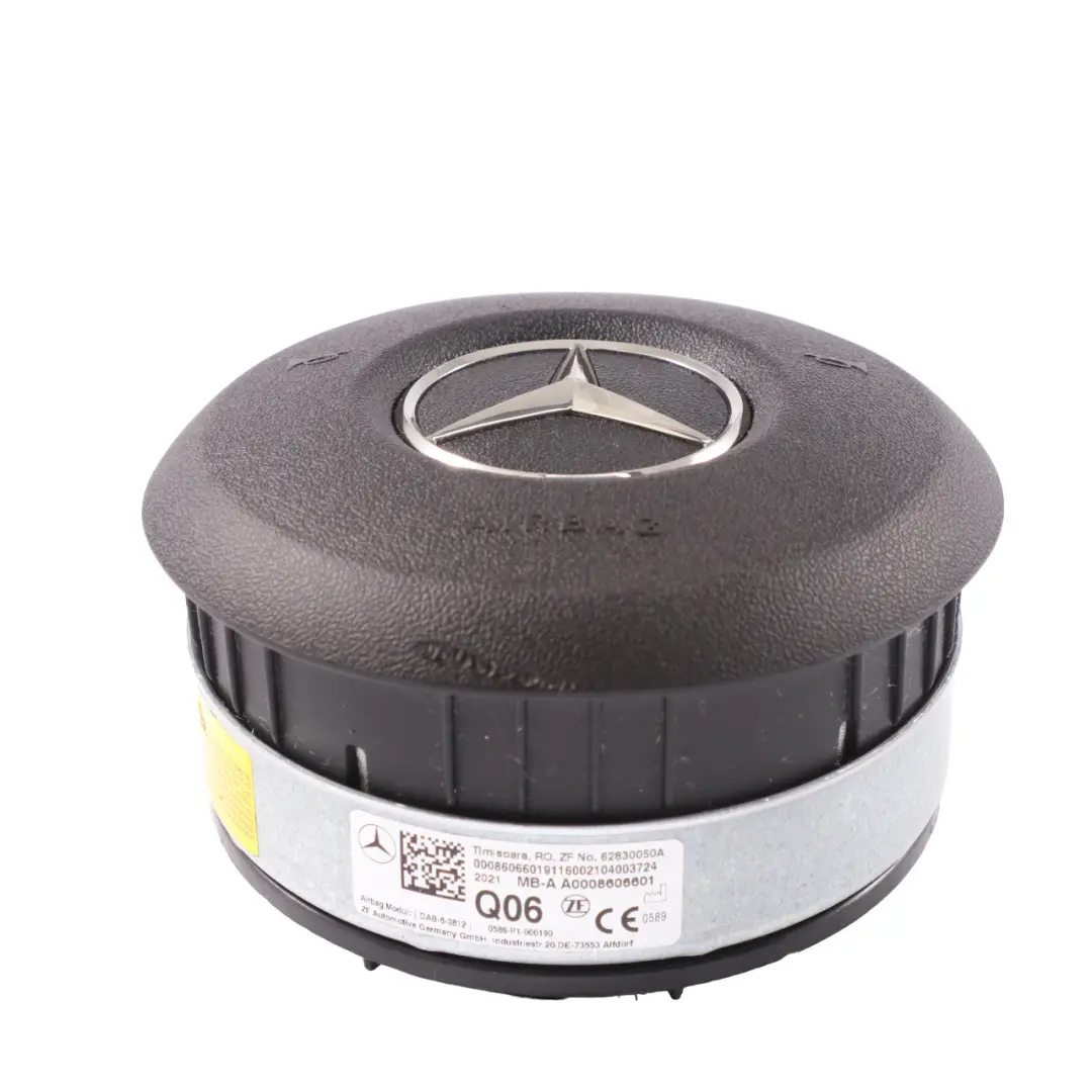  Mercede C118 W177 Steering Wheel Trim Driver's Air Module SRS - SKU A0008606601 - Part number A0008606601