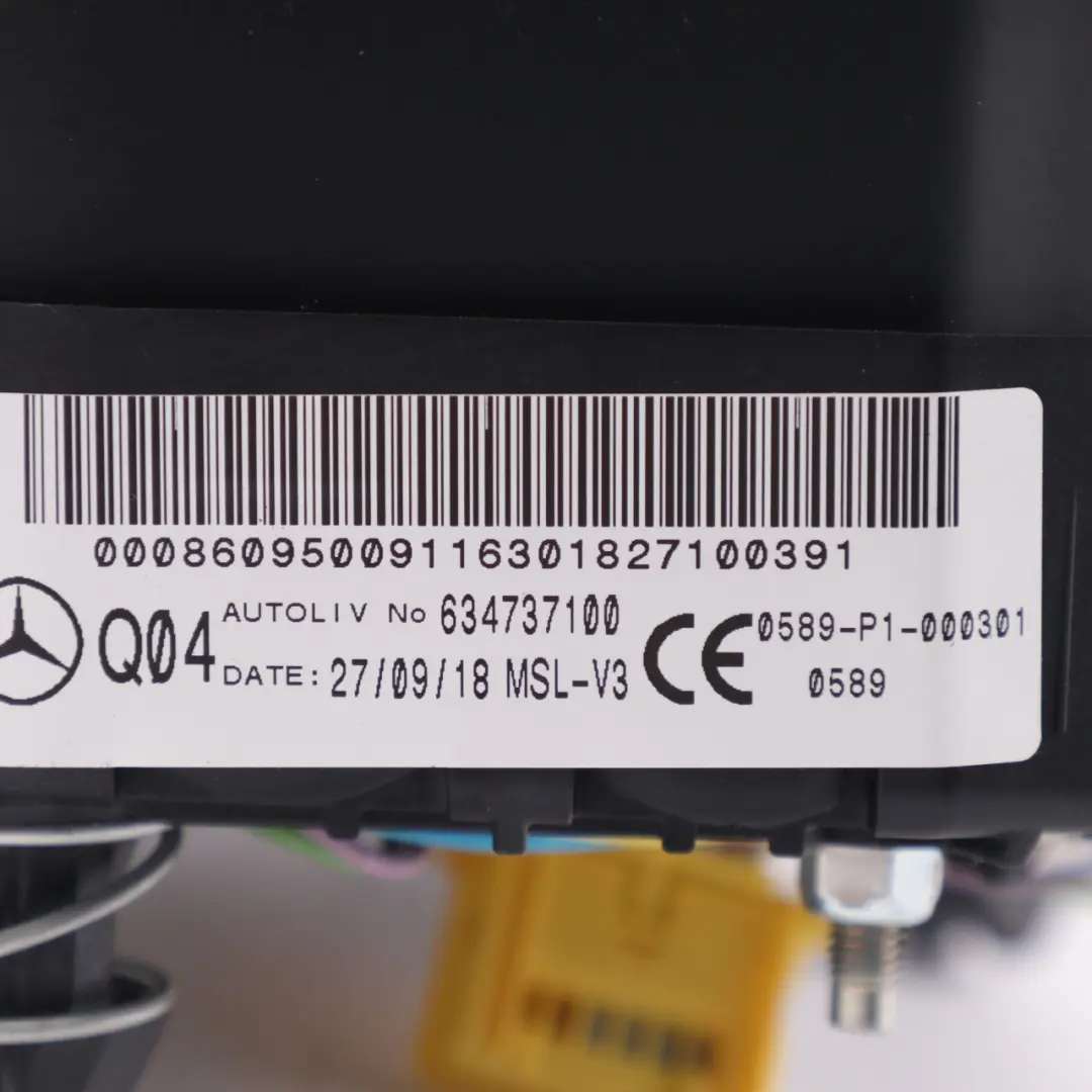  Module Air Mercedes ML W166 GLE C292 Volant côté conducteur - SKU A0008609500 - Numéro de pièce A0008609500