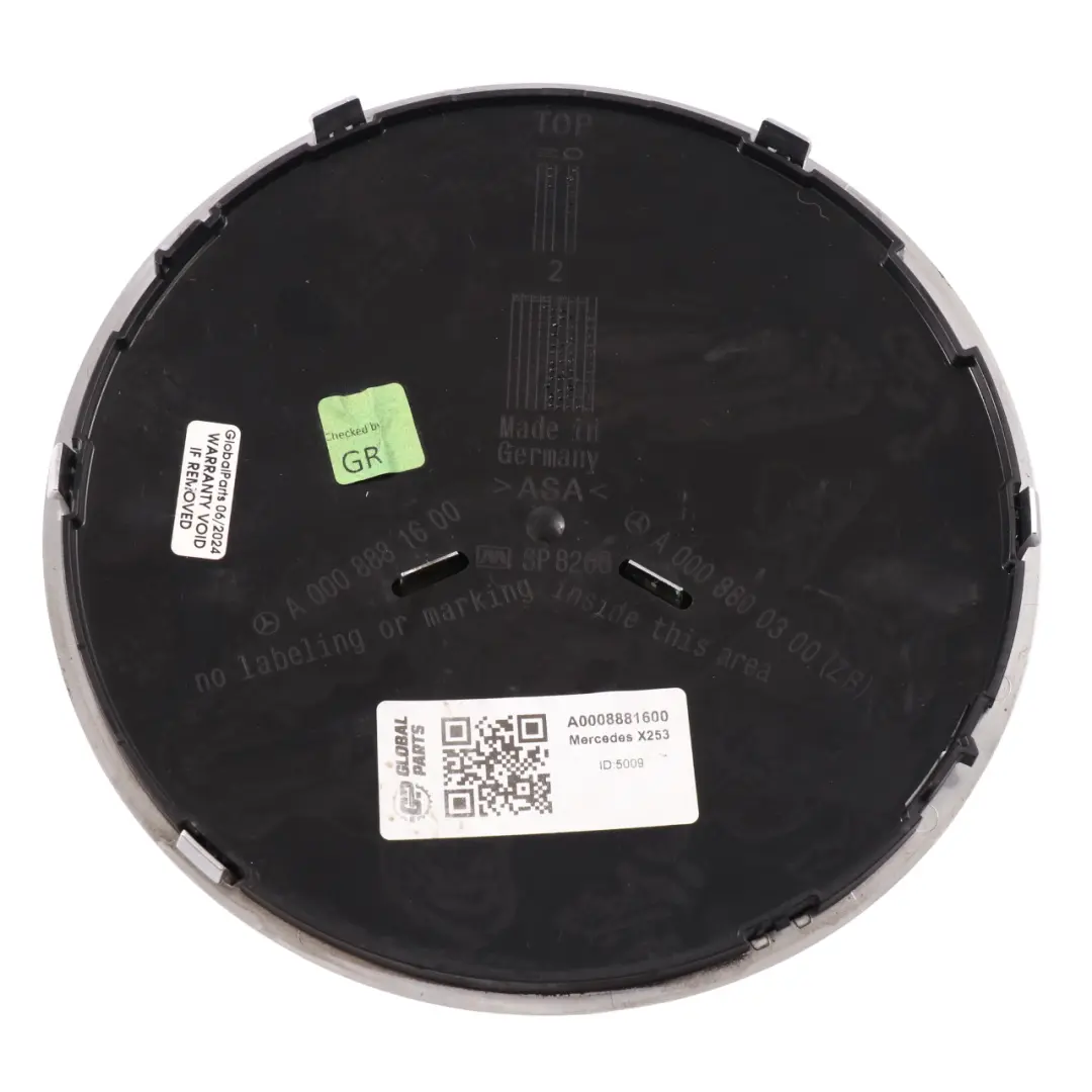 Emblematem Przód Atrapy Gwiazda Logo Znaczek do Mercedes GLC X253 o numerze A0008881600 Mercedes GLC X253 Emblematem Przód Atrapy Gwiazda Logo Znaczek - SKU A0008881600 - Numer Części A0008881600