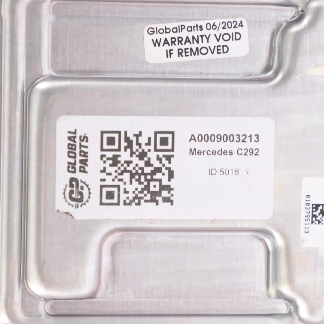  Adblue Module Mercedes W166 W212 R172 C218 C292 Control Unit ECU - SKU A0009003213 - Part number A0009003213