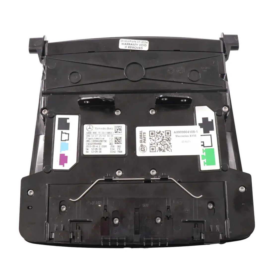 Luz de Techo Panel Interior Gafas de Sol Almacenamiento Negro para Mercedes GLA X156 con número de pieza A0009004108 Mercedes GLA X156 Luz de Techo Panel Interior Gafas de Sol Almacenamiento Negro - SKU A0009004108-1 - Número de pieza A0009004108