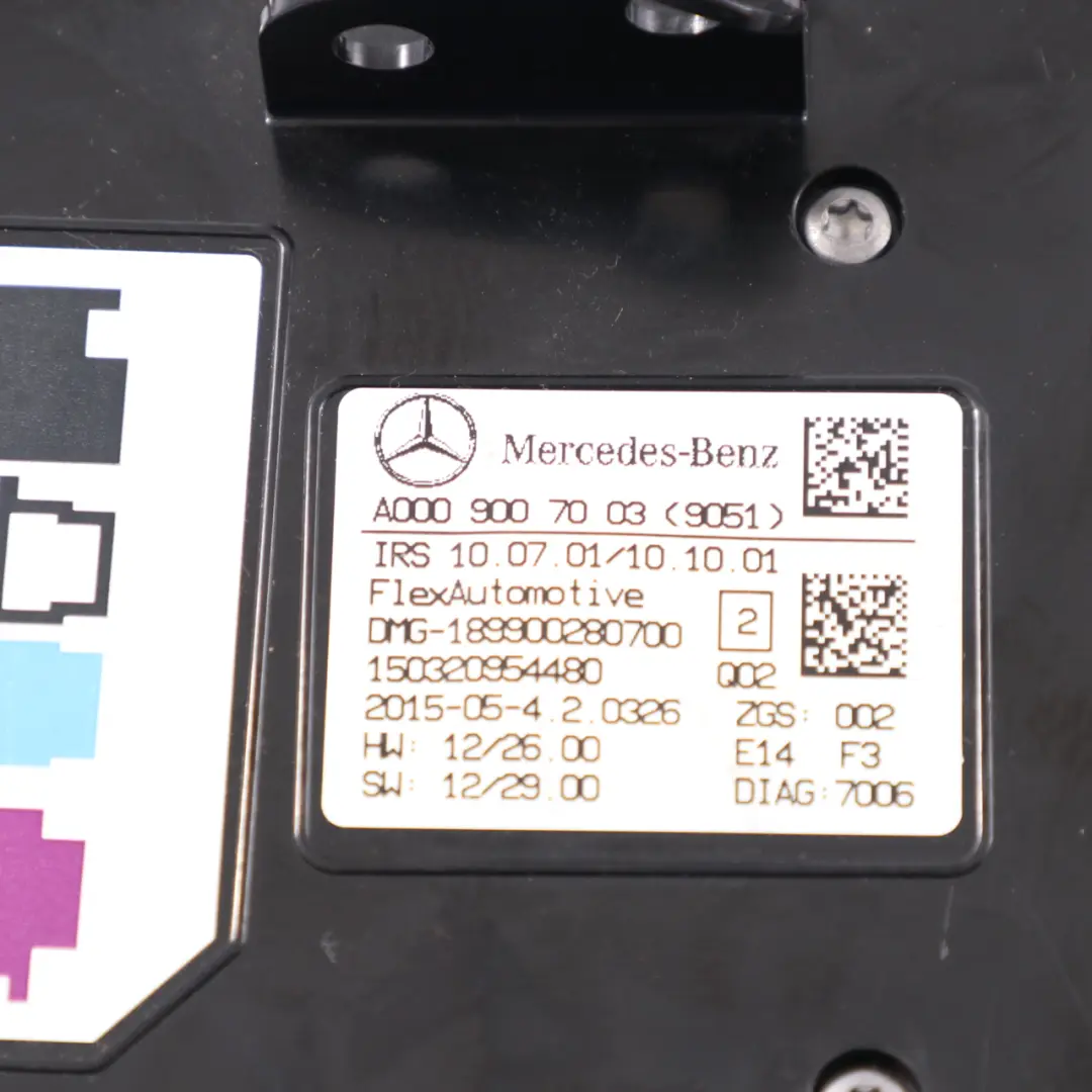 Mercedes GLA X156 Luminaire toit Panneau intérieur Rangement lunettes soleil - SKU A0009004108-1 - Numéro de pièce A0009004108