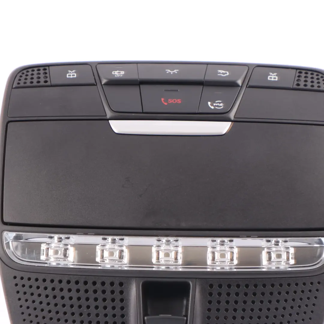 Interior Light Mercedes W213 W238 W463 Roof Lamp Control Panel Black to with Part number A0009006517 Interior Light Mercedes W213 W238 W463 Roof Lamp Control Panel Black - SKU A0009006517 - Part number A0009006517