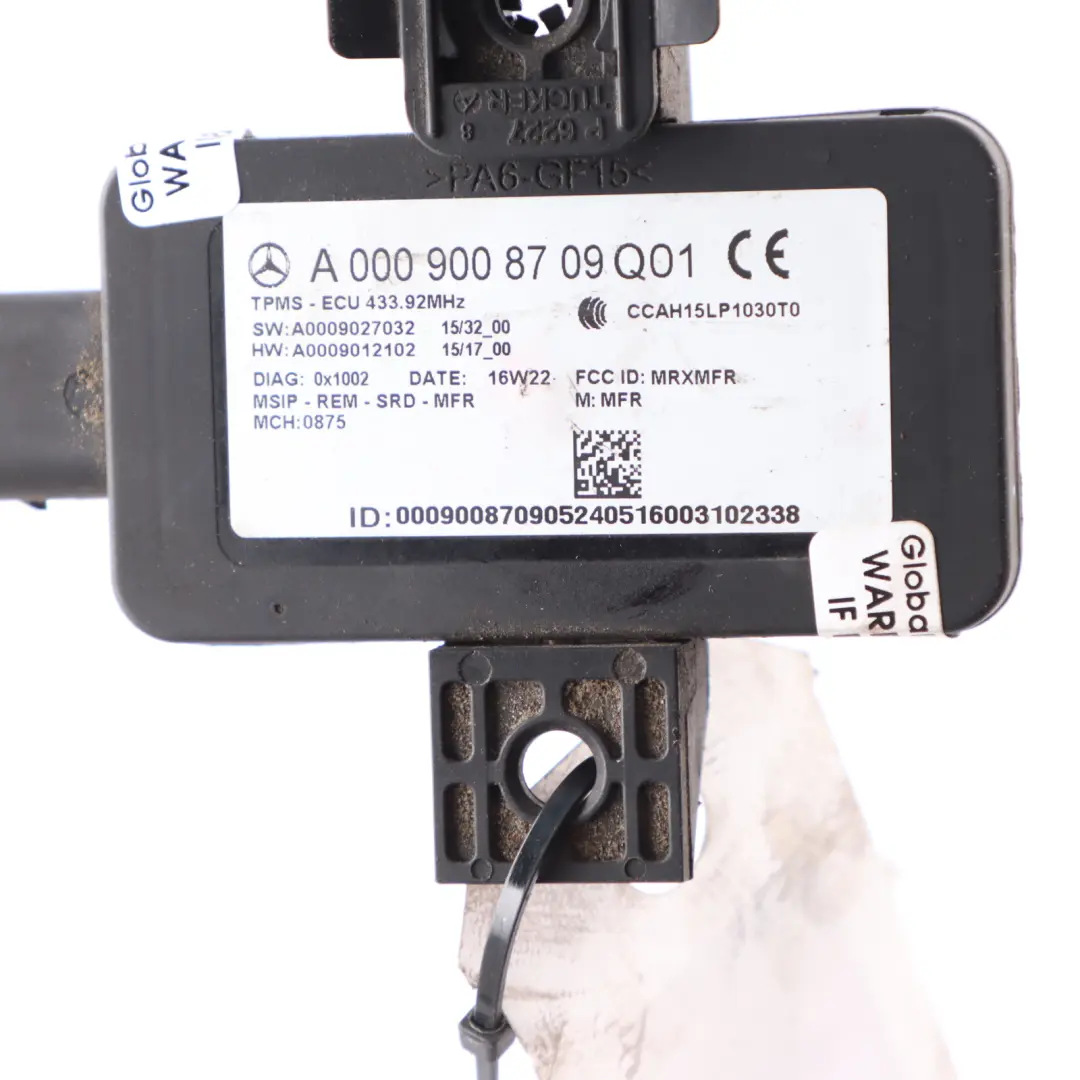 Tyre Pressure Control Module Unit to Mercedes W213 with Part number A0009008709 Mercedes W213 Tyre Pressure Control Module Unit - SKU A0009008709 - Part number A0009008709