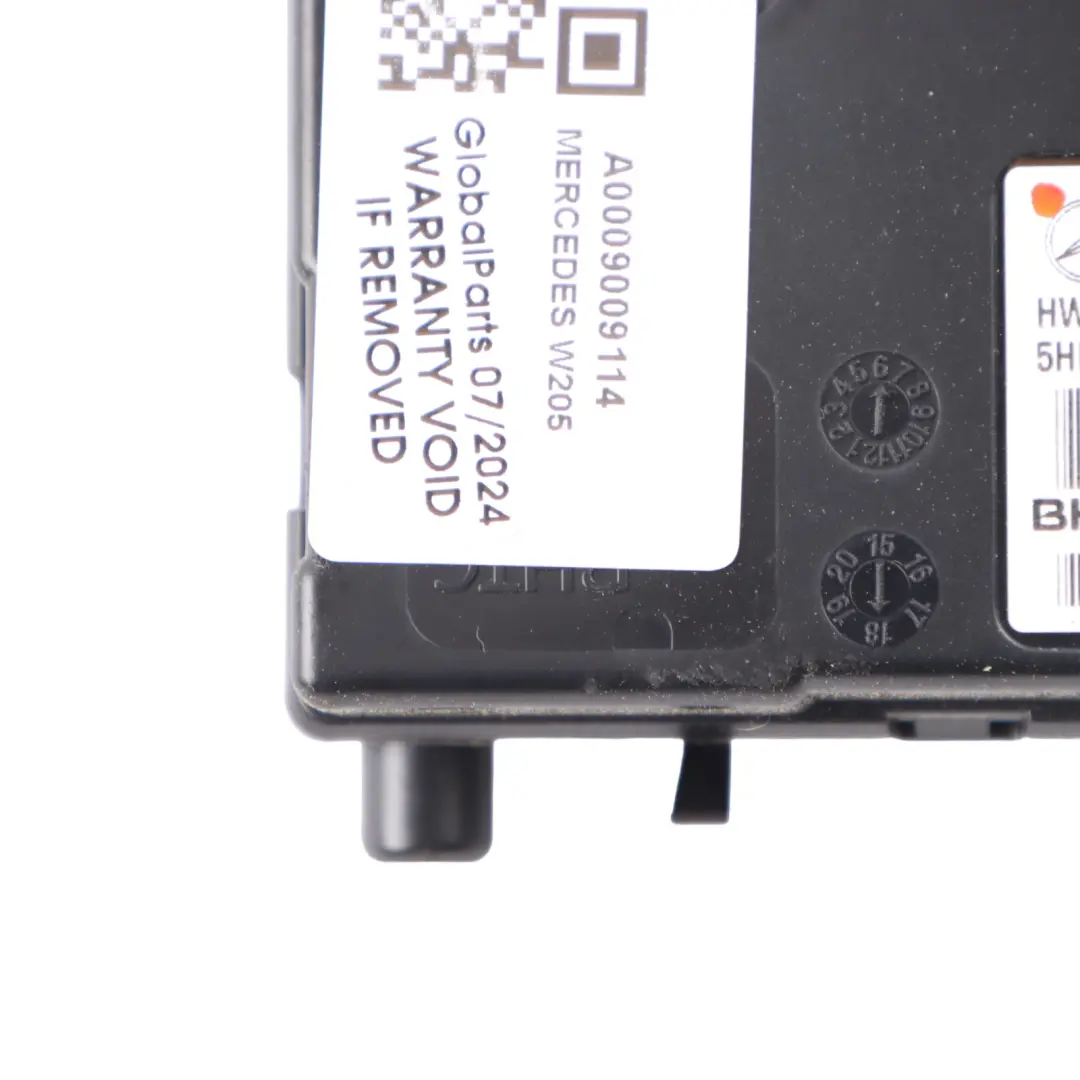 Mercedes W205 Air Conditioning Climate Control Module ECU - SKU A0009009114 - Part number A0009009114