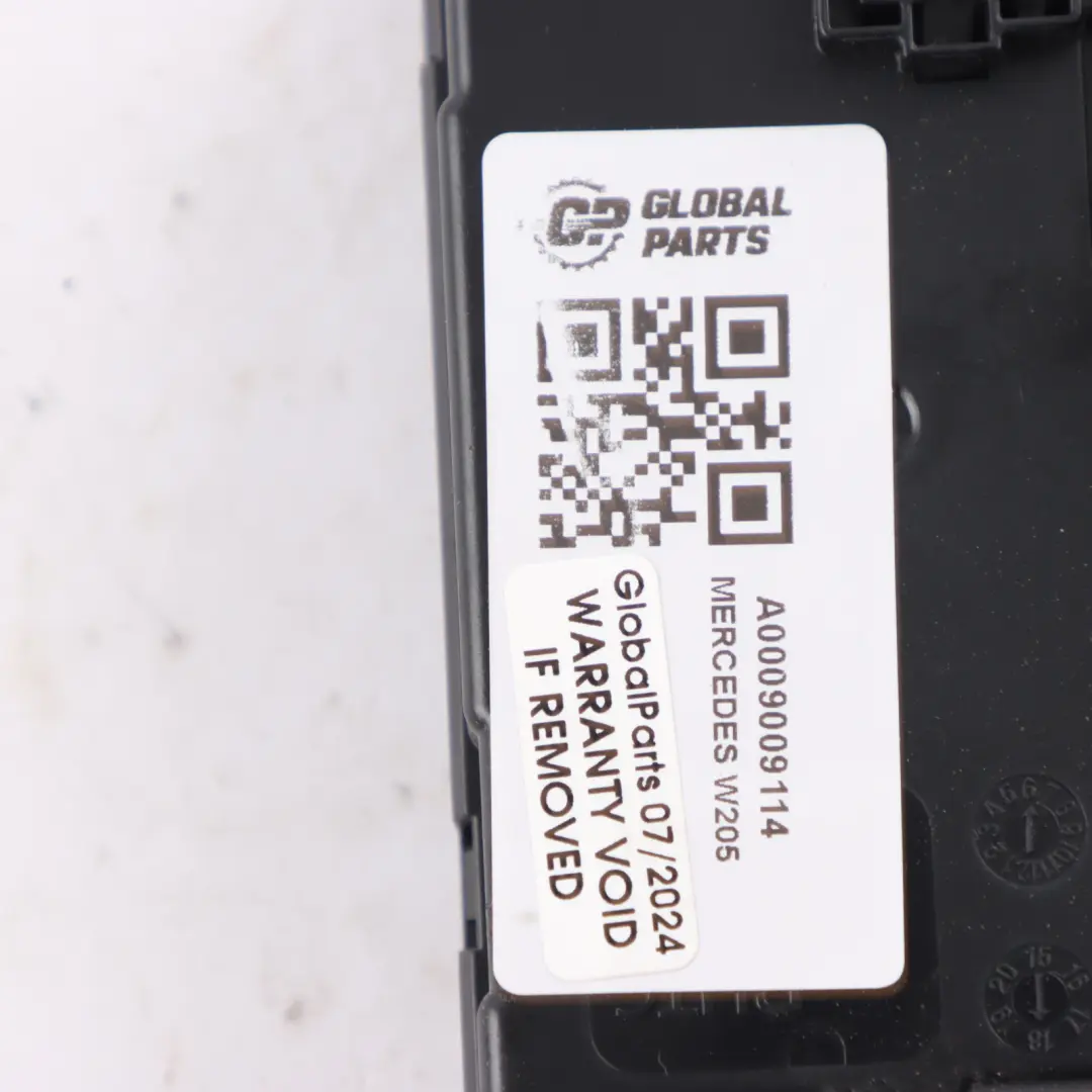 Mercedes W205 Climatizzatore Modulo di controllo del clima ECU - SKU A0009009114 - Numero di parte A0009009114
