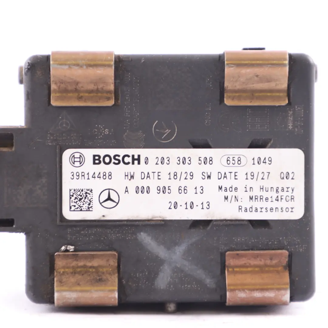  Radar Sensor Mercedes W177 W205 W247 Front Distronic Module Unit - SKU A0009056613 - Part number A0009056613
