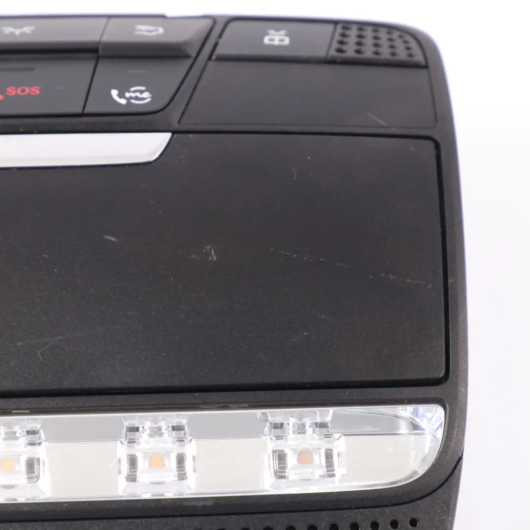 Luce del tetto Occhiali da sole Pannello stoccaggio Nero per Mercedes GLC X253 con numero di parte A0009063306 Mercedes GLC X253 Luce del tetto Occhiali da sole Pannello stoccaggio Nero - SKU A0009063306 - Numero di parte A0009063306