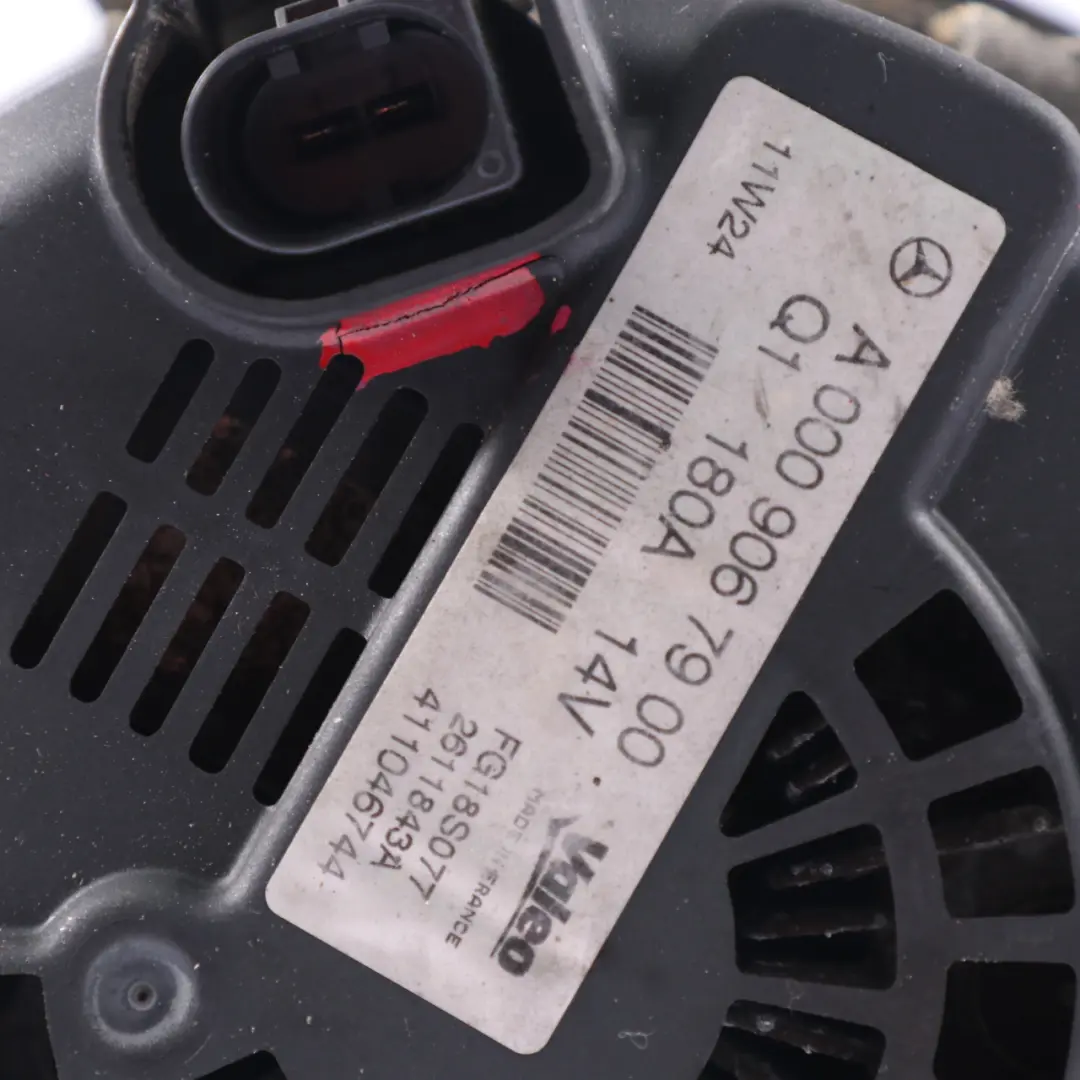  Alternatore Generatore Mercedes W204 W212 Motore Diesel Valeo 180A - SKU A0009067900-2 - Numero di parte A0009067900