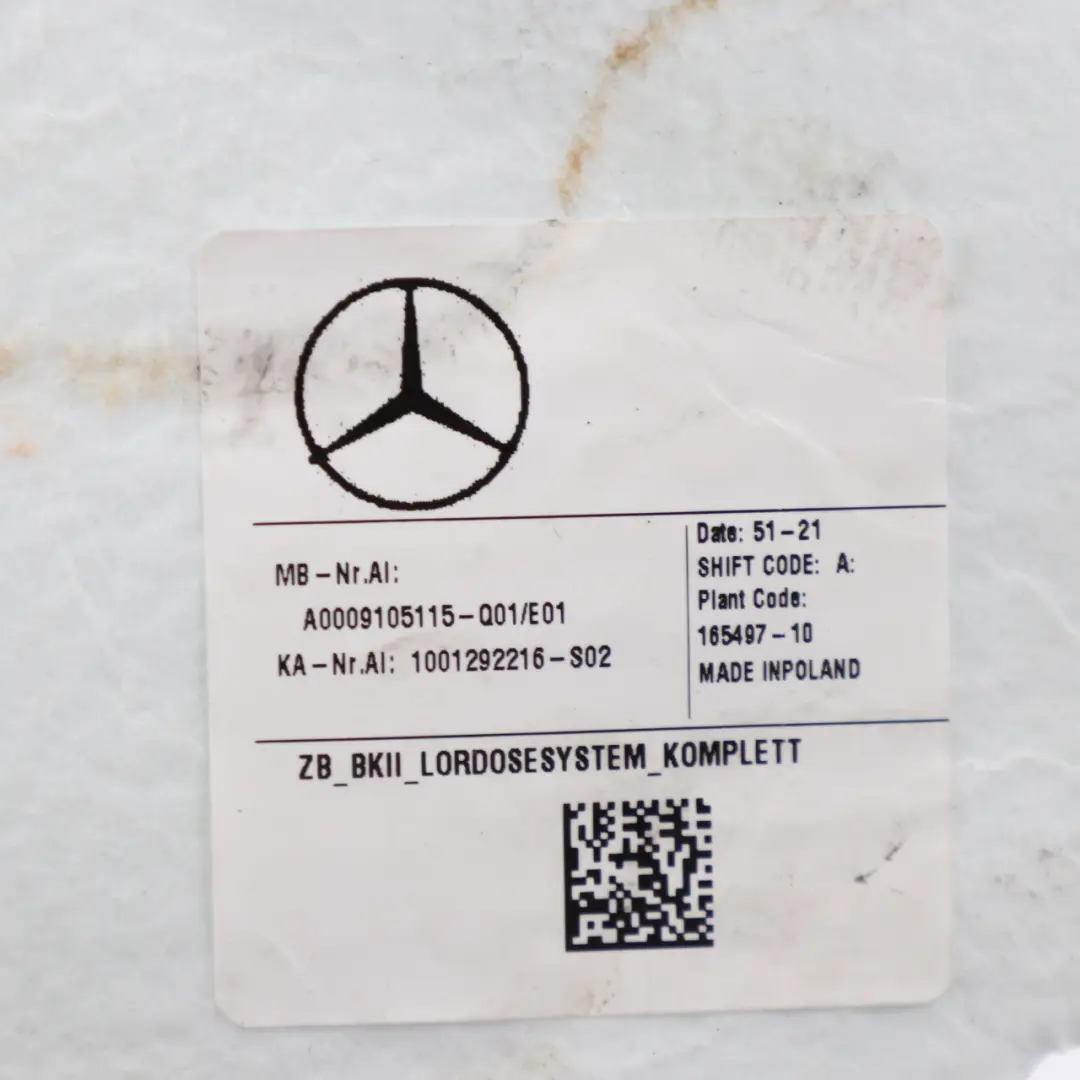  Support Lombaire Mercedes C118 H243 W907 Siège Avant Gauche Droite - SKU A0009105115 - Numéro de pièce A0009105115