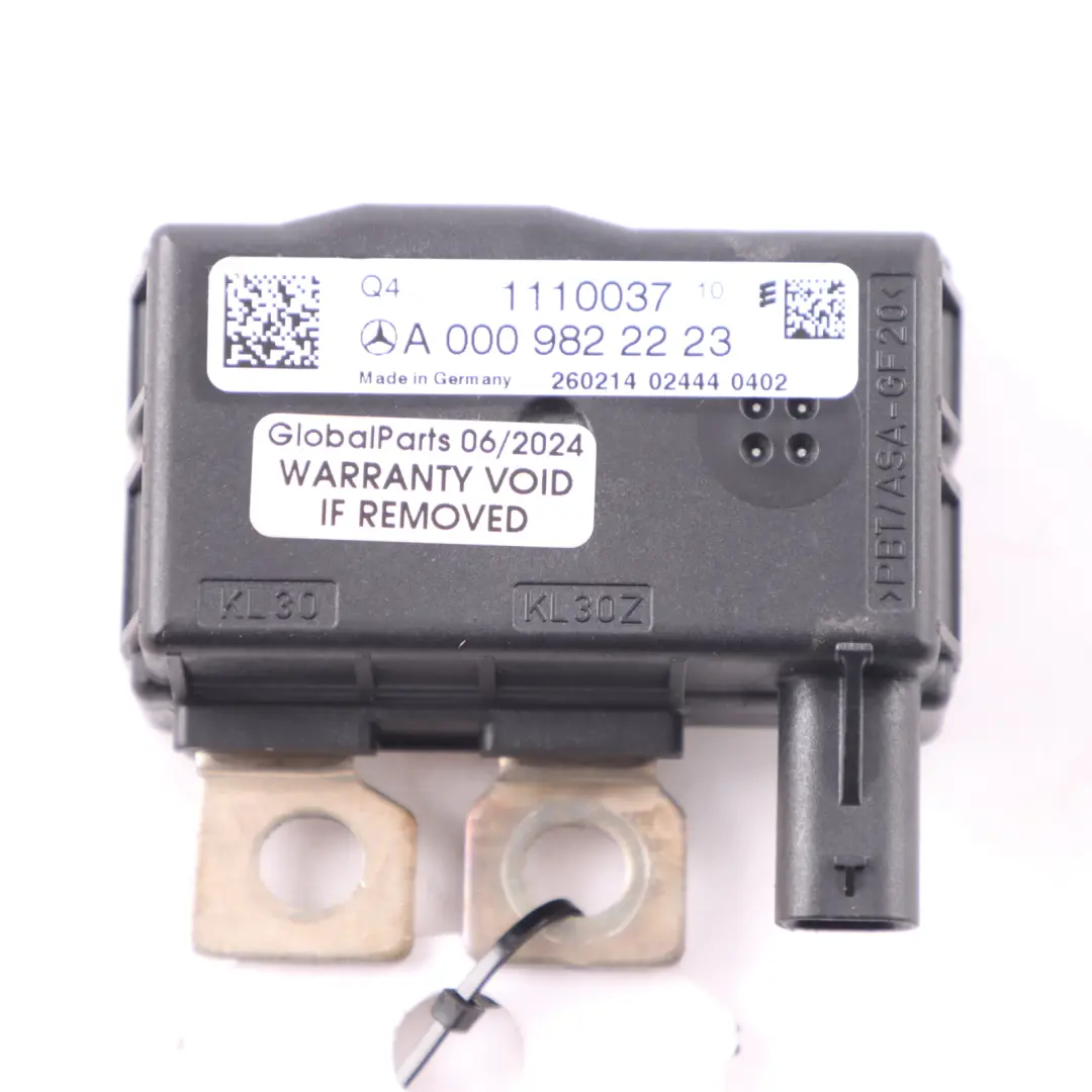 SAM Module Boîte fusibles Relais contrôle Régulateur pour Mercedes W906 à propos du numéro de pièce A0009822223 Mercedes W906 SAM Module Boîte fusibles Relais contrôle Régulateur - SKU A0009822223 - Numéro de pièce A0009822223