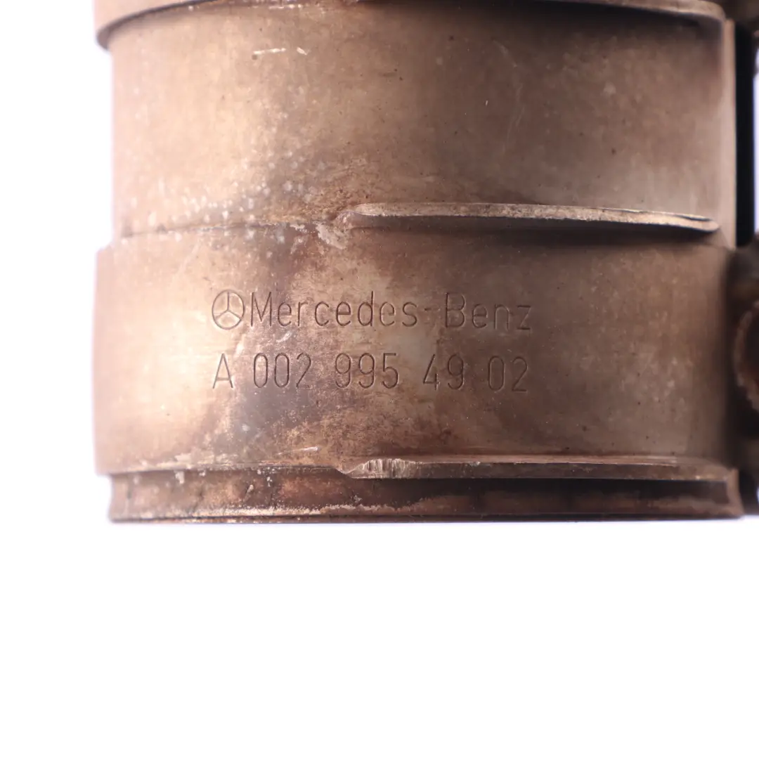 W257 Exhaust Connector Clamp Pipe to Mercedes W166 W213 with Part number A0009954902 Mercedes W166 W213 W257 Exhaust Connector Clamp Pipe - SKU A0009954902 - Part number A0009954902