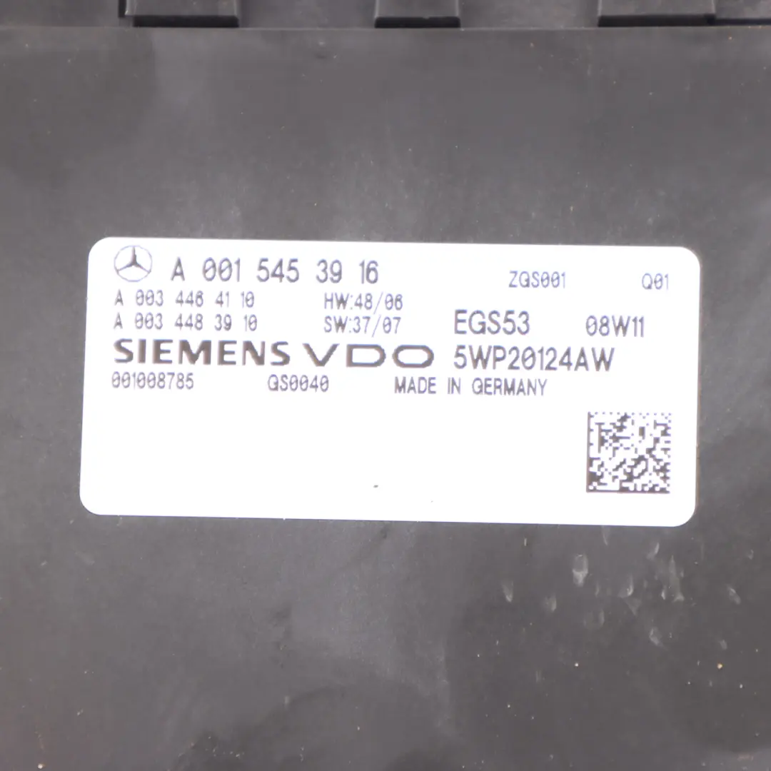 203 Automatik Getriebe Steuergerät Modul ECU für Mercedes CL mit Teilenummer A0015453916 Mercedes CL 203 Automatik Getriebe Steuergerät Modul ECU - SKU A0015453916 - Teilenummer A0015453916