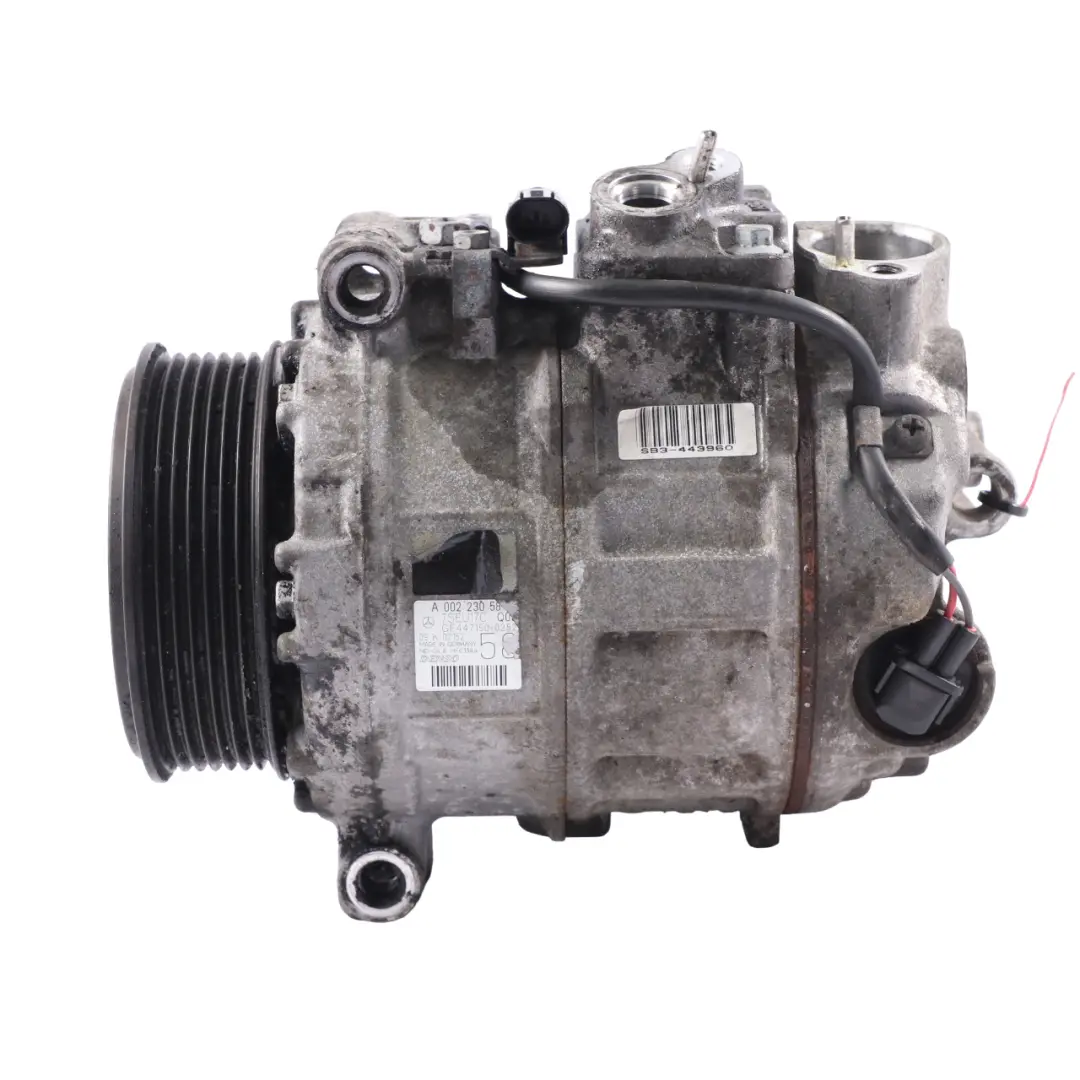 Unidad de compresor de aire acondicionado para Mercedes W164 W251 Diesel con número de pieza A0022305811 Mercedes W164 W251 Diesel Unidad de compresor de aire acondicionado - SKU A0022305811 - Número de pieza A0022305811