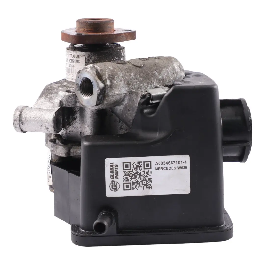 OM646 Diesel Pompe de direction assistée pour Mercedes W639 à propos du numéro de pièce A0034667101 Mercedes W639 OM646 Diesel Pompe de direction assistée - SKU A0034667101-4 - Numéro de pièce A0034667101