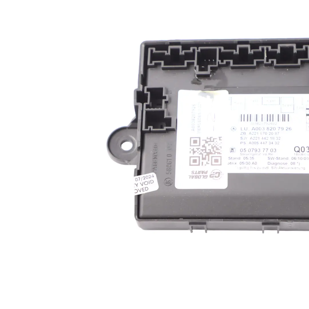  Tür Modul Mercedes W221 Türsteuergerät Modul - SKU A0038207926 - Teilenummer A0038207926
