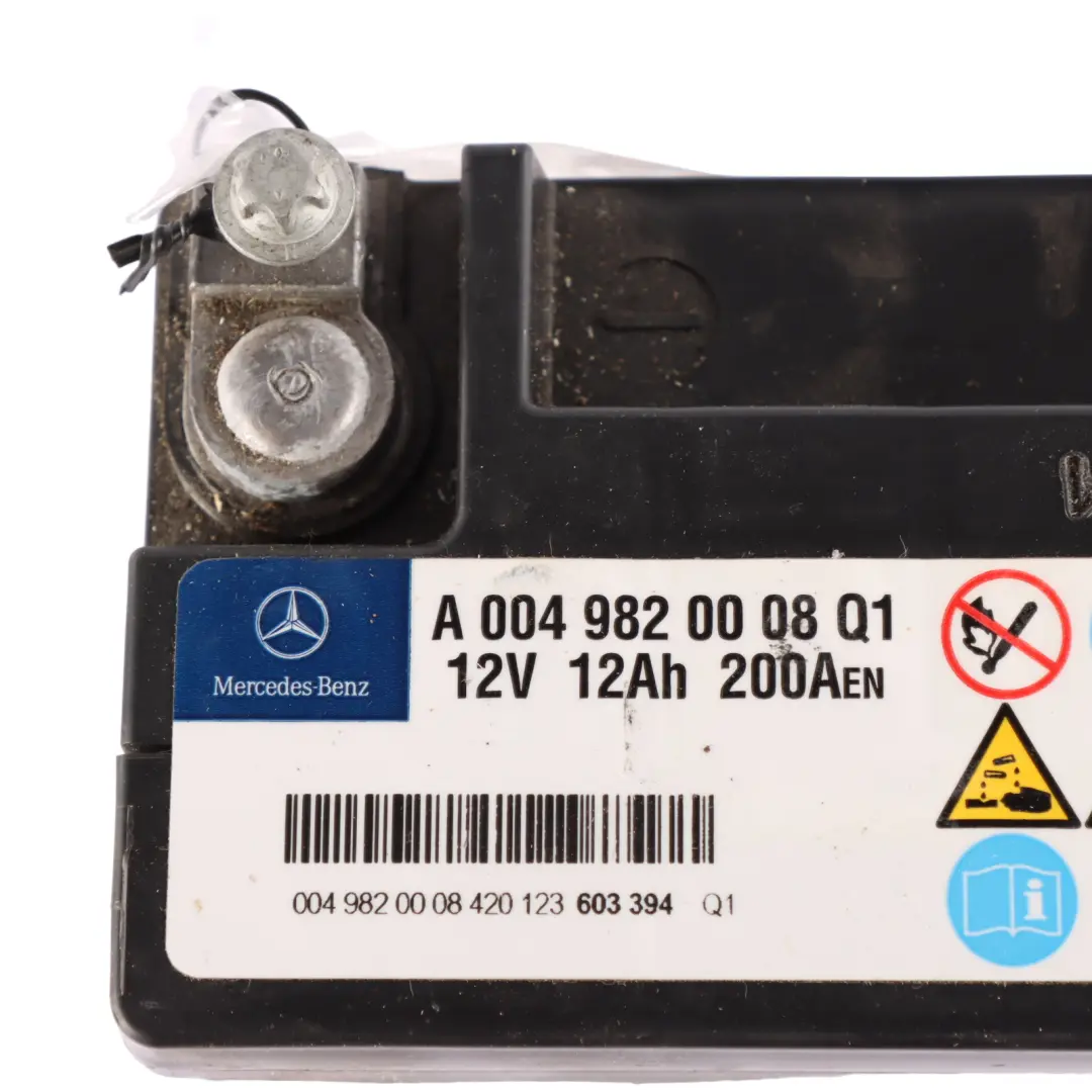 Mercedes W166 W221 Auxiliary Additional Generator Battery - SKU A0049820008 - Part number A0049820008