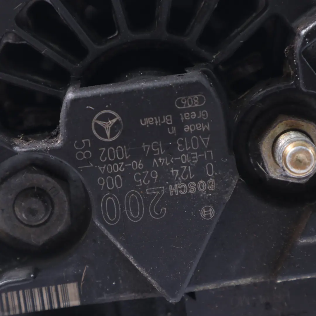 Alternator Generator Diesel 200A to Mercedes Vito Viano W639 with Part number A0131541002 Mercedes Vito Viano W639 Alternator Generator Diesel 200A - SKU A0131541002-2 - Part number A0131541002
