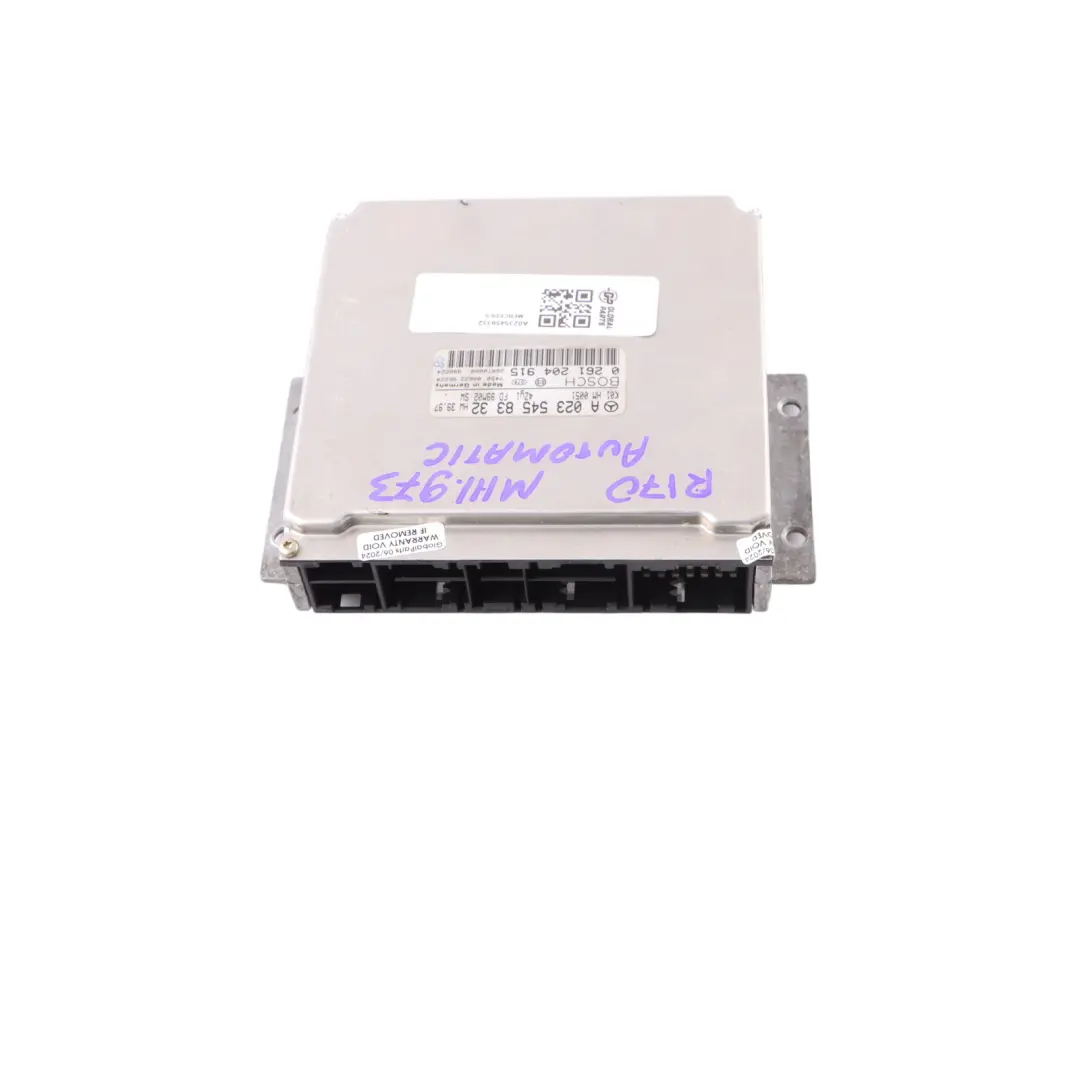 M111.973 Engine ECU Automatic to Mercedes R170 SLK 230 Kompressor with Part number A0235458332 Mercedes R170 SLK 230 Kompressor M111.973 Engine ECU Automatic - SKU A0235458332 - Part number A0235458332