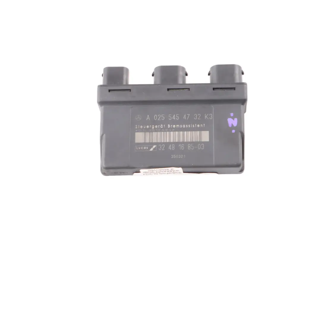 Brake Module Mercedes R170 W202 Brake Power Assist BAS Control Unit to with Part number A0255454732 Brake Module Mercedes R170 W202 Brake Power Assist BAS Control Unit - SKU A0255454732 - Part number A0255454732